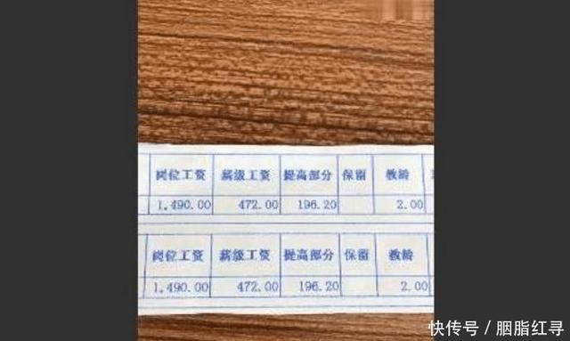 女老师嫌工资低晒出工资单,网友看后不淡定了,对此你怎么看?